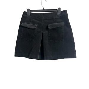 BDG Urban Outfitters Corduroy Mini Skirt Womens Large Black A Line Pockets